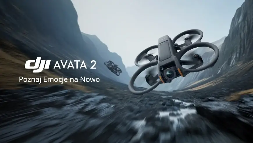 Dron DJI Avata 2 Pro-View Combo (DJI Goggles 2, DJI RC Motion 2, 3 akumulatory)